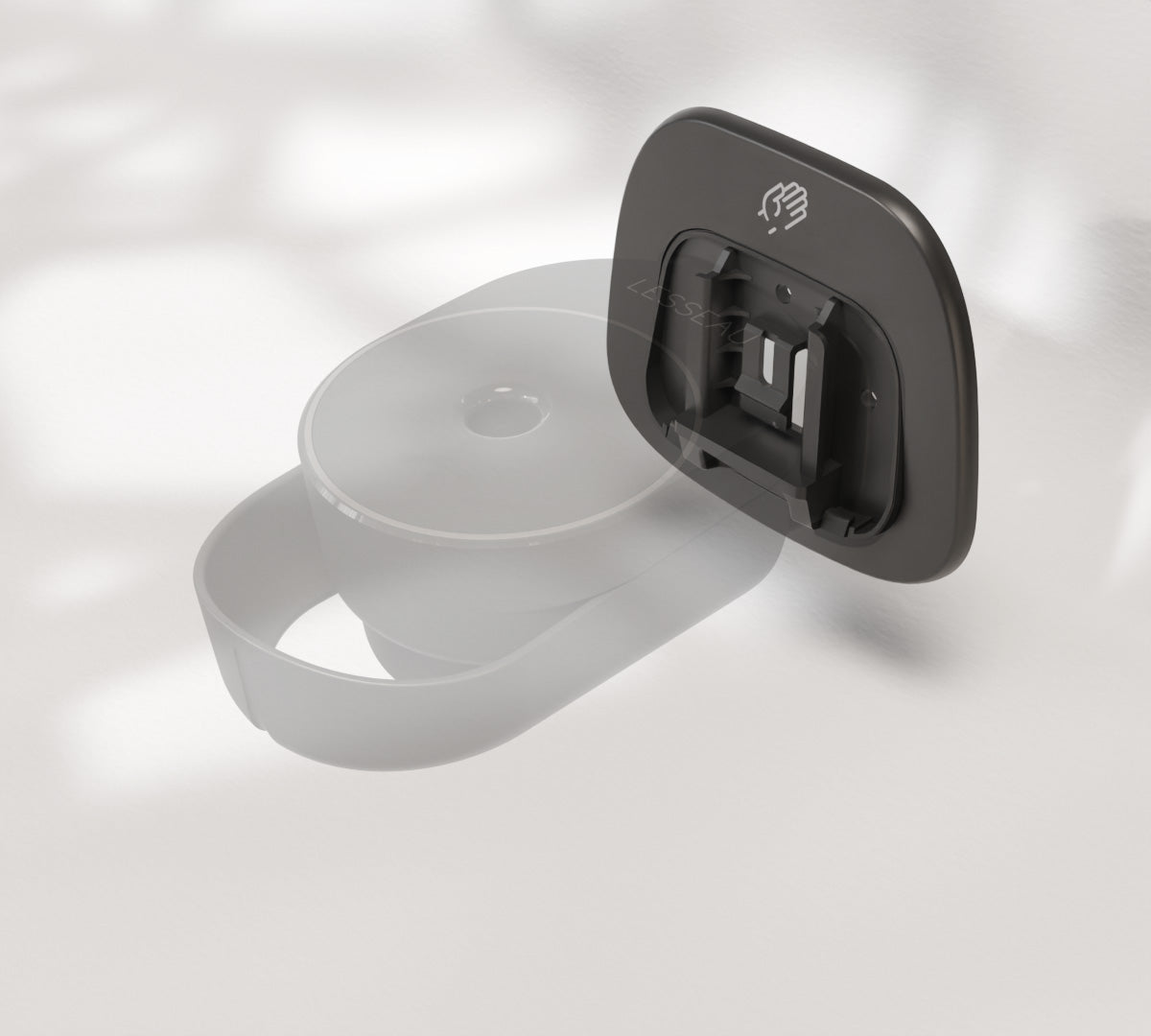 Zelfklevende Muurbevestiging | Zeepdispenser & Douche Zeepdispenser