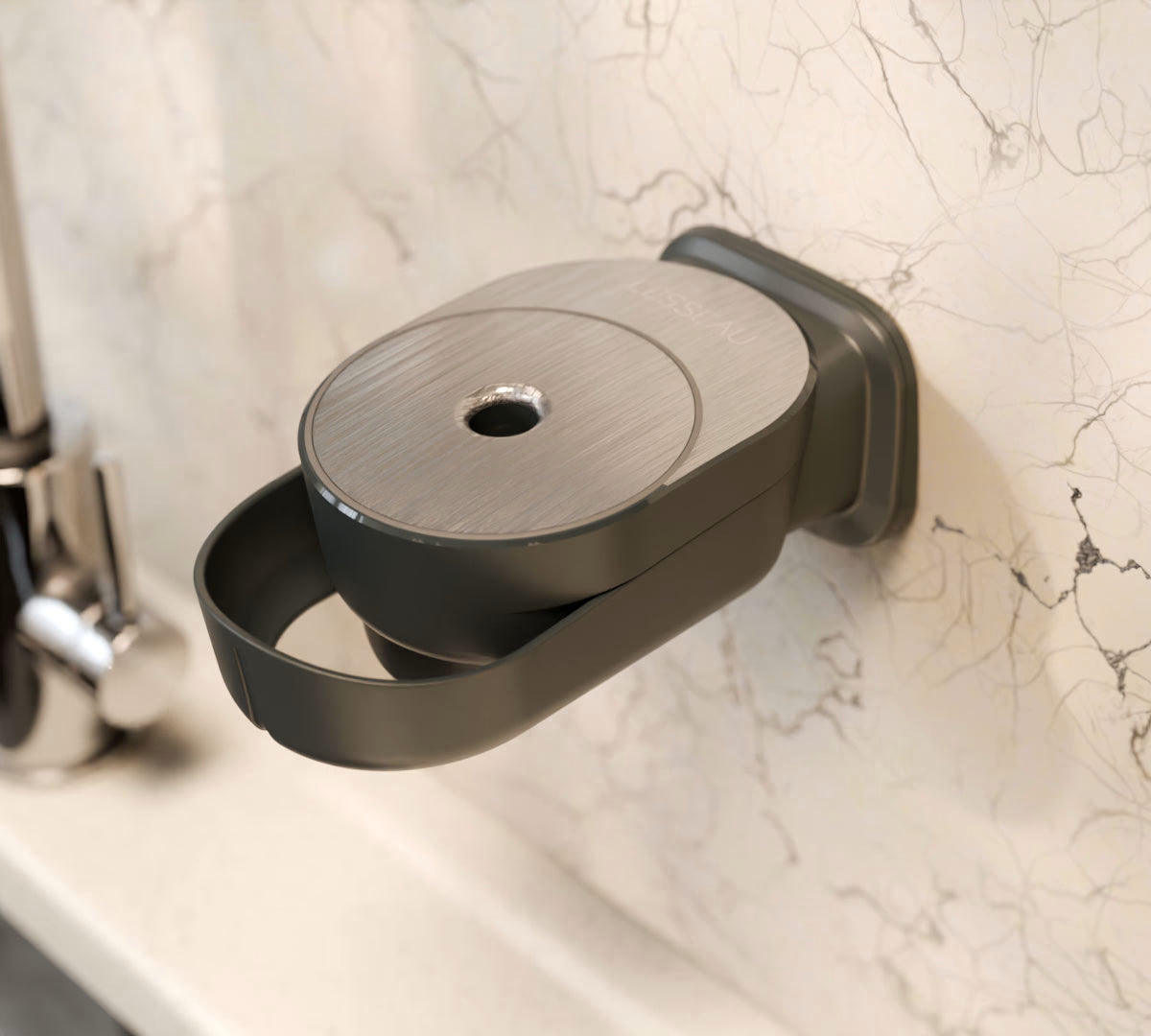 Zeepdispenser muur | Zwart