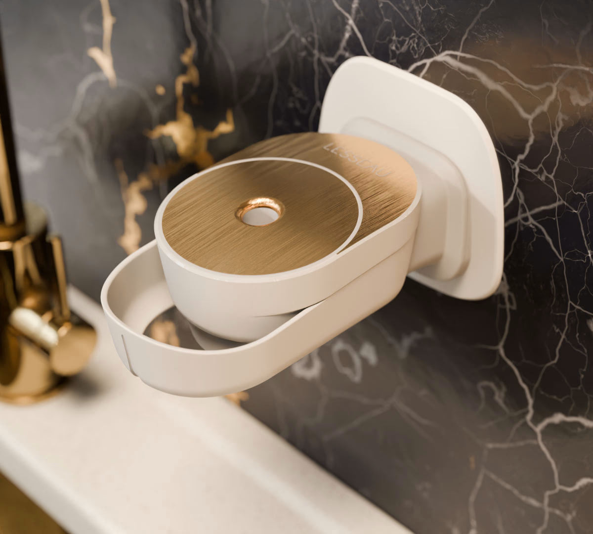 Zeepdispenser muur | Wit