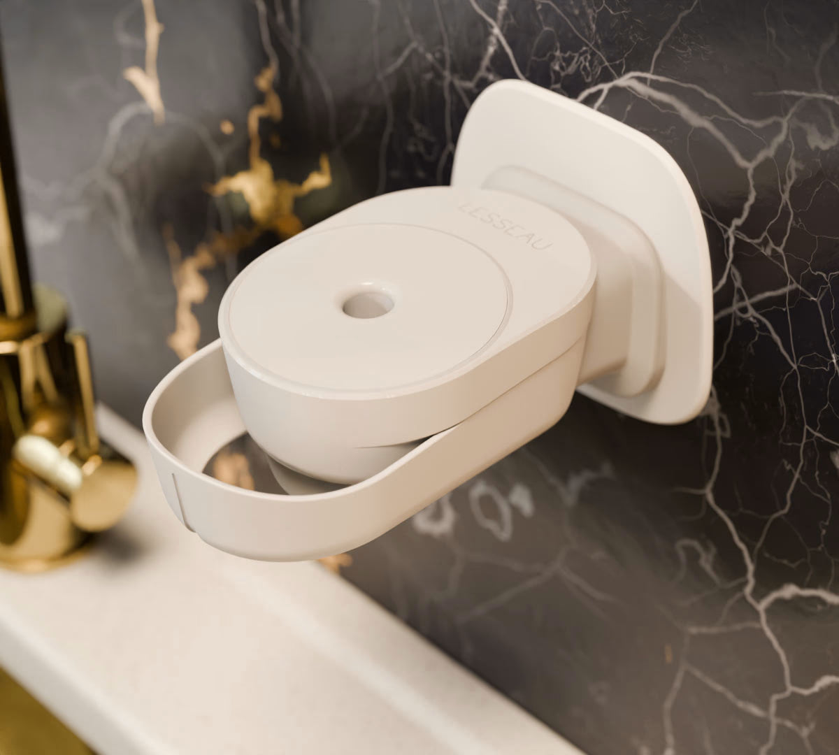 Zeepdispenser muur | Wit