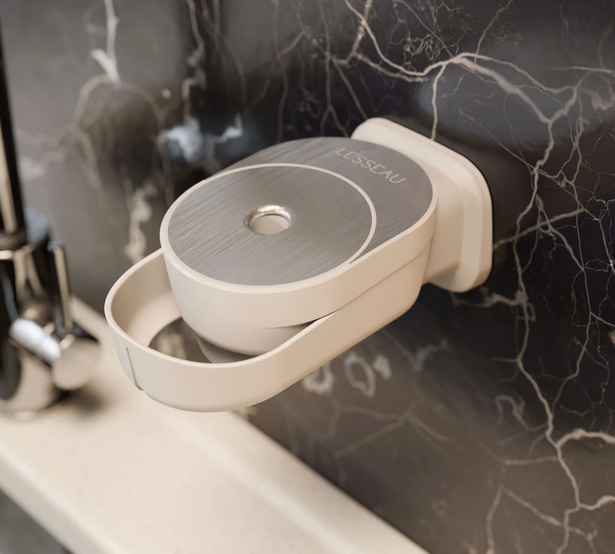 Zeepdispenser muur | Wit