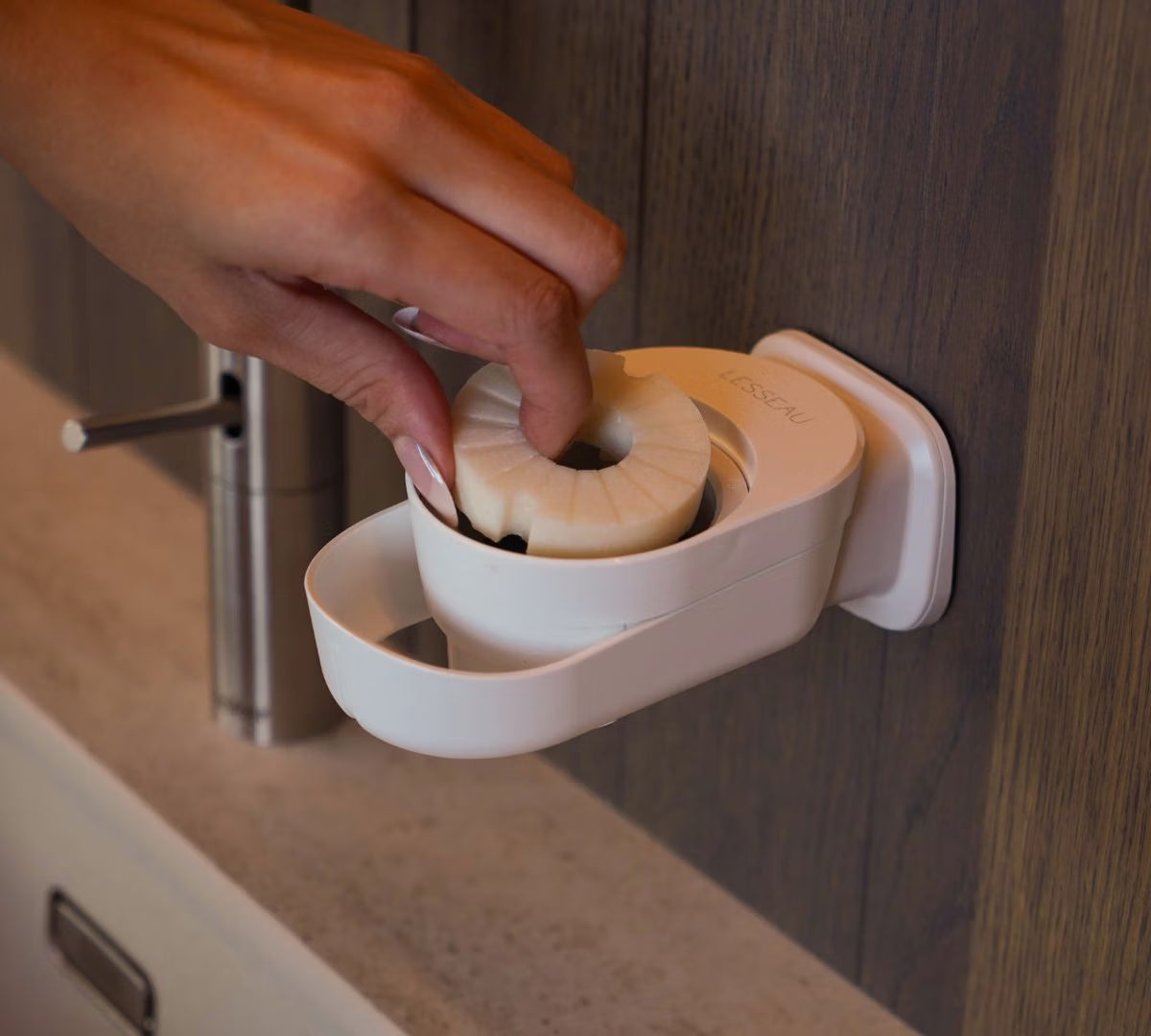 Zeepdispenser muur | Wit