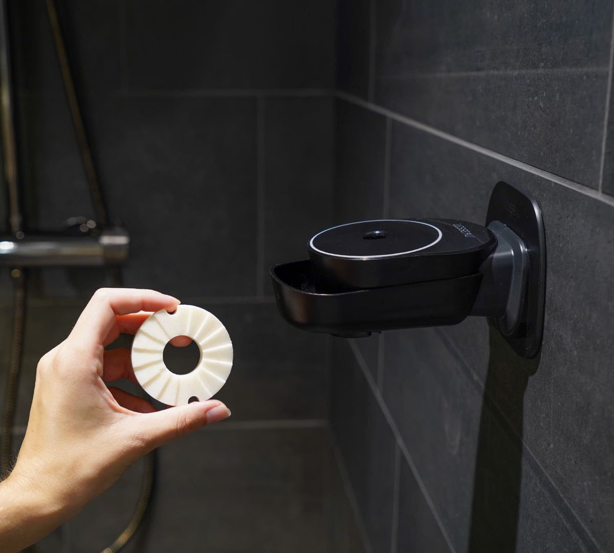 Douche Zeepdispenser | Zwart