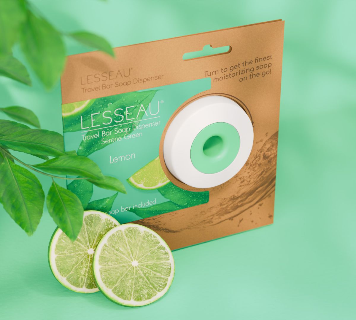 Reise-Seifenspender | Serene Green