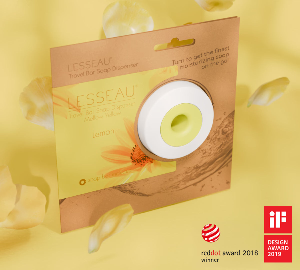 Travel Zeepdispenser | Mellow Yellow